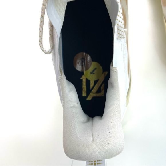 ADIDAS ADIZERO X ANNIVERSARY Men's Football Cleats SZ 18 Cheetah GOLD METALLIC - Picture 12 of 16